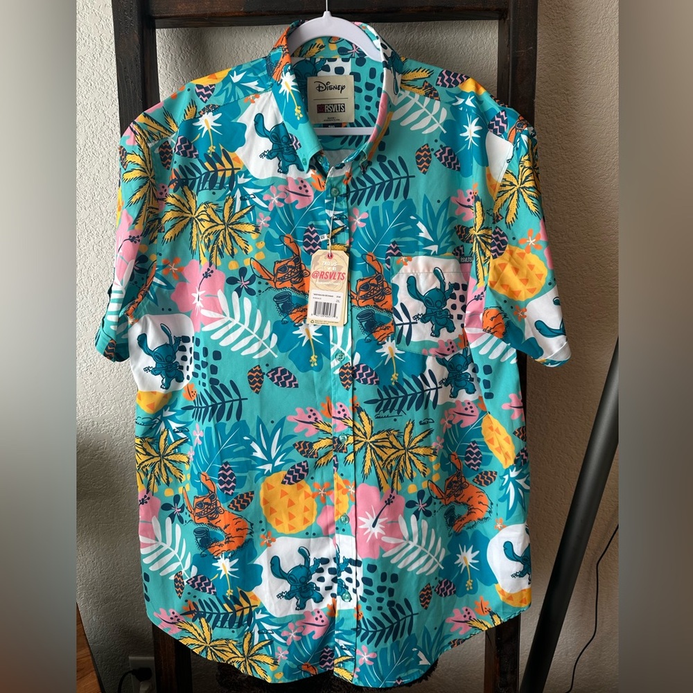 RSVLTS men’s XXL "Tourist Style" from Disney's Lilo & Stitch; NWT